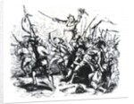 Luddite Rioters, 1813 by Hablot Knight Browne