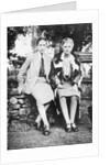 Radclyffe Hall and Una Troubridge in Edy Craig's Garden at Smallhythe, 1931 by English Photographer