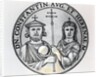 Constantine VI and his Mother Irene by Anonymous