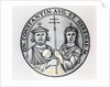Constantine VI and his Mother Irene by Anonymous