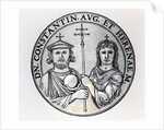 Constantine VI and his Mother Irene by Anonymous