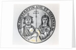 Constantine VI and his Mother Irene by Anonymous