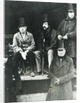 From LtoR, Lord Paget, Lord Carlisle and Isambard Kingdom Brunel by English Photographer