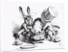 The Mad Hatter and the March Hare putting the Dormouse in the Teapot by John Tenniel