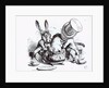 The Mad Hatter and the March Hare putting the Dormouse in the Teapot by John Tenniel