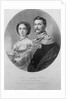 Wedding Portrait of Their Royal Highnesses Princess Victoria and Crown Prince Frederick William of Prussia 25th January 1858 by German School