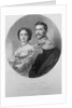 Wedding Portrait of Their Royal Highnesses Princess Victoria and Crown Prince Frederick William of Prussia 25th January 1858 by German School