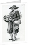 Jewish Hawker of Hamburg, Eighteenth Century by Christoph Suhr
