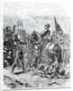 Battle of Bosworth Field: Lord Stanley bringing the Crown of Richard III to Richmond, 22nd August 1485 by English School
