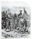 Battle of Bosworth Field: Lord Stanley bringing the Crown of Richard III to Richmond, 22nd August 1485 by English School