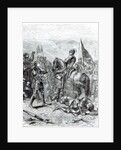 Battle of Bosworth Field: Lord Stanley bringing the Crown of Richard III to Richmond, 22nd August 1485 by English School