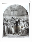 Wycliffe appearing before the Prelates at St. Paul's to answer the charge of heresy in 1377 by English School
