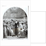 Wycliffe appearing before the Prelates at St. Paul's to answer the charge of heresy in 1377 by English School