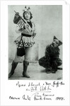 Marie Lloyd as Dick Whittington in 1898 by English Photographer