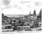 The Imperial Palace Edo, 1725 by Dutch School