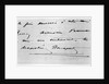 Handwriting and Signature of Napoleon Bonaparte by Anonymous
