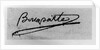 Signature of Napoleon Bonaparte by Anonymous