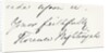 Signature of Florence Nightingale by Anonymous