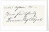 Signature of Florence Nightingale by Anonymous