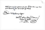 Signature of Johan de Witt by Anonymous