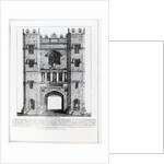 Newgate, London, pub. 1761 by English School