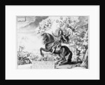 Equestrian Portrait of Charles II with Gods by Cornelius van Caukercken