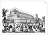 View of the Exterior of the Crystal Palace, built for the Great Exhibition of 1851 by English School