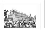 View of the Exterior of the Crystal Palace, built for the Great Exhibition of 1851 by English School