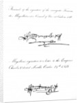 Two Examples of the Signature of Ferdinand Magellan by Anonymous