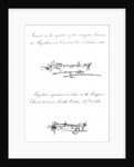 Two Examples of the Signature of Ferdinand Magellan by Anonymous