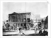 View of a House, Manufactory, and Bazaar, in Calcutta by English School