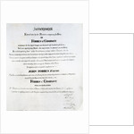 Partners agreement for Forbes & Company, Bombay, 1811 by Scottish School