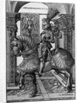 Equestrian portrait of Maximilian I c.1508 by Hans Burgkmair