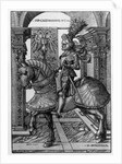 Equestrian portrait of Maximilian I c.1508 by Hans Burgkmair