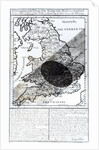 A Map Showing the Passage of the Shadow of the Moon Over England on 22 April 1715 by English School