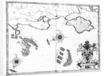 Map No.6 showing the route of the Armada fleet by Robert (after) Adams