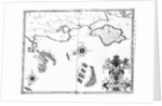 Map No.6 showing the route of the Armada fleet by Robert (after) Adams