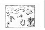 Map No.6 showing the route of the Armada fleet by Robert (after) Adams