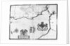 Map No.8 showing the route of the Armada fleet, engraved by Augustine Ryther, 1588 by Robert Adams