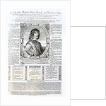 Portrait of Algernon Percy, tenth Earl of Northumberland accompanied by a list of his Majesty's Royal Navy, 1642 by English School