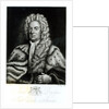 Portrait of James Brydges, first Duke of Chandos, engraved by Burnet Reading by Michael (after) Dahl