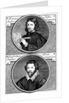 Thomas Tallis and William Byrd engraved by Niccolo Francesco Haym by Gerard Vandergucht
