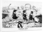 Prehistoric Peeps, 'No Bathing Today', 1884 by Edward Tennyson Reed
