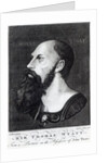 Portrait of Sir Thomas Wyatt the Younger engraved by Ogborn, 1775 by Hans (after) Holbein the Younger