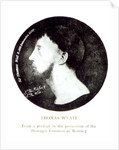 Medallion portrait of Sir Thomas Wyatt the Younger by English School