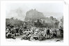 A Crowd Queues to Sign the National Covenant in front of Grey Friar's Churchyard, Edinburgh in 1638 by English School