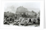A Crowd Queues to Sign the National Covenant in front of Grey Friar's Churchyard, Edinburgh in 1638 by English School