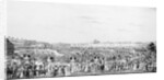 A Correct Representation of the Company Going to and Returning from his Majesty's Drawing Room at Buckingham Palace by English School