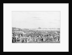 A Correct Representation of the Company Going to and Returning from his Majesty's Drawing Room at Buckingham Palace by English School