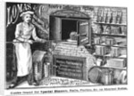 Advertisement for Lomas and Co., suppliers of kitchen equipment by English School